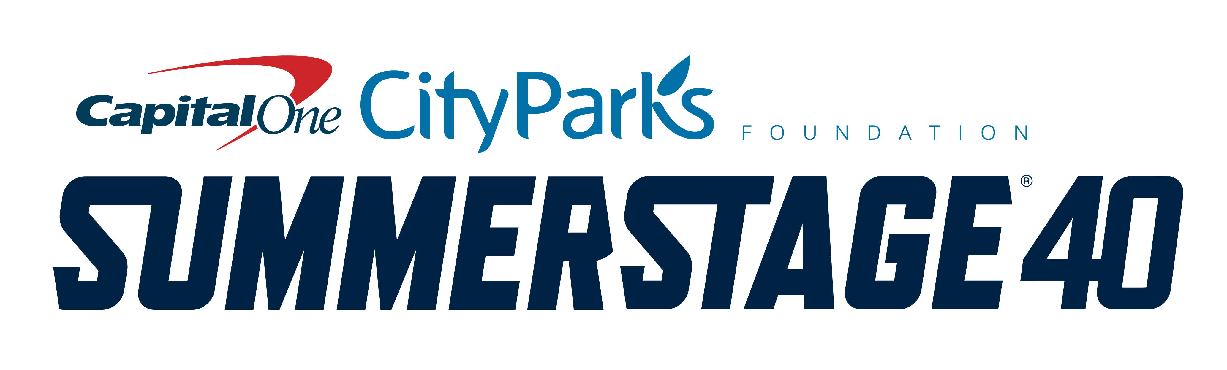 SummerStage 40th Anniversary Logo